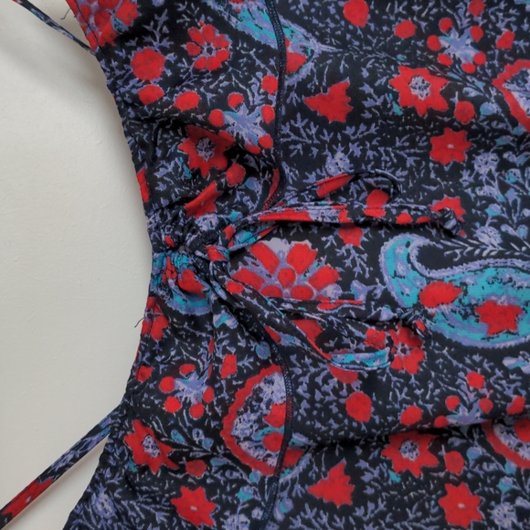 Coastal Cowgirl Floral Paisley Dress with Pockets - Picture 6 of 8